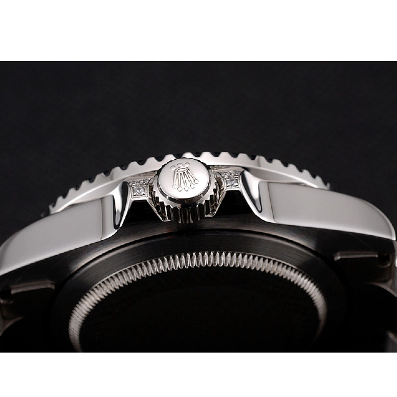 AAA replica watch Black Stone Bracelet GMT Swiss Dial Stainless Master Steel Case And Rolex Set II Bezel 1453747 0620